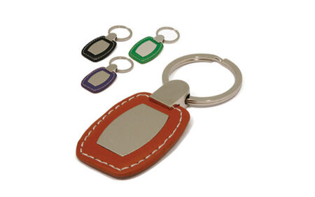 جاکلیدی تبلیغاتی فلزی چرمی Lis10