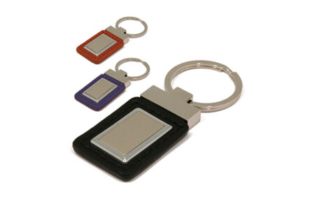 جاکلیدی تبلیغاتی فلزی چرمی Lis9