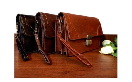 کیف پاسپورتی طرح چرم B-366