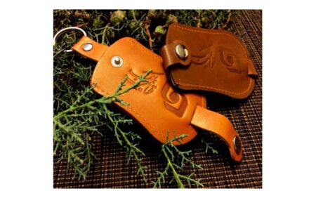 جاکلیدی تبلیغاتی چرم طبیعی k-2205