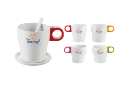 لیوان، زیرلیوانی و قاشق Li-5171