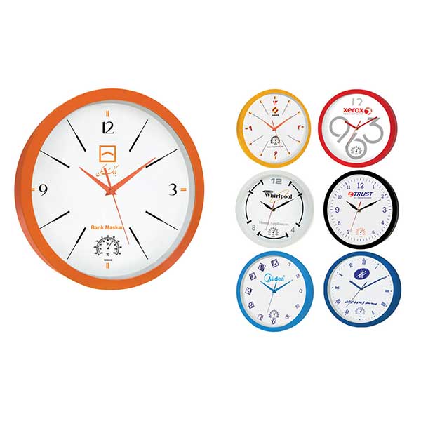 ساعت دیواری با دماسنج D1607