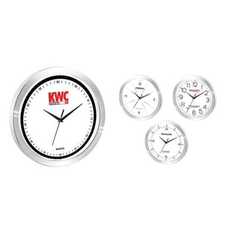 ساعت دیواری بدنه کروم  D1624