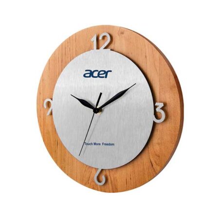 ساعت دیواری MDF و استیلD1567