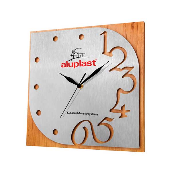 ساعت دیواری MDF و استیلD1569