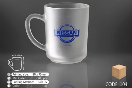 لیوان شیشه ای یخی کد ۱۰۴M