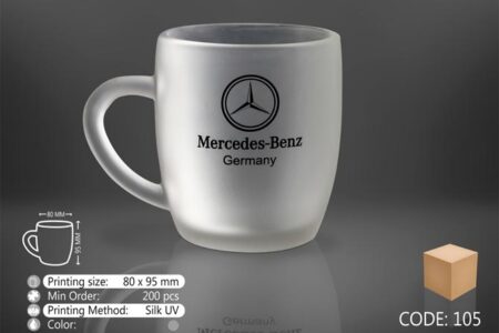 لیوان شیشه ای یخی کد ۱۰۵M