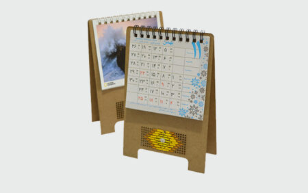 تقویم رومیزی تجزیه پذیر شماره دوزی شده  تک لایه کد TT-305