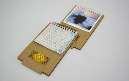 تقویم رومیزی تجزیه پذیر شماره دوزی شده تک لایه کد TT-305